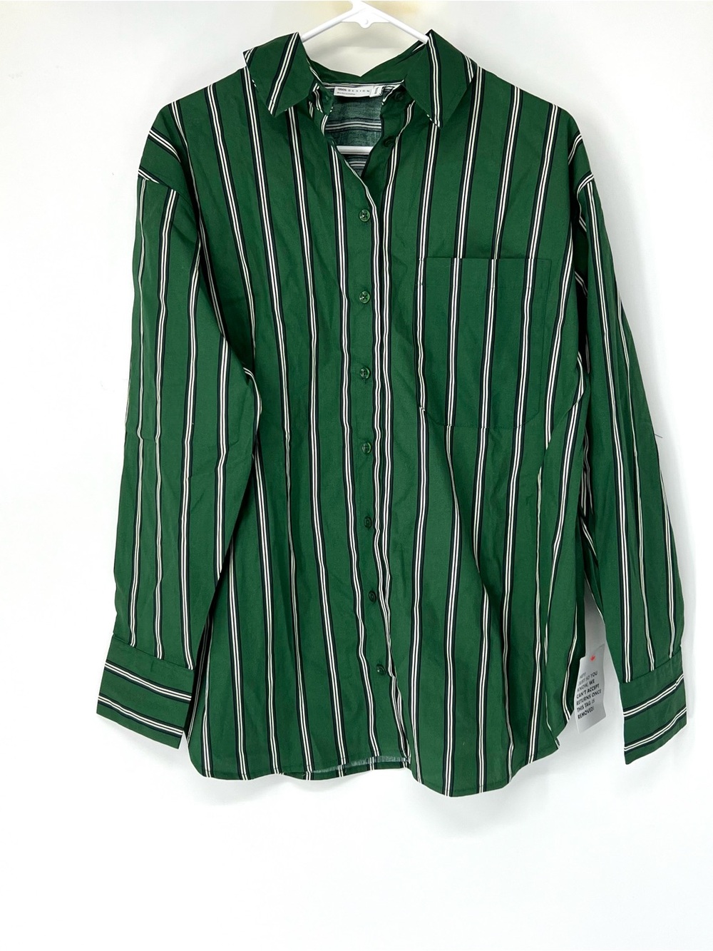 Asos NWT women’s oversized button down shirt 4
